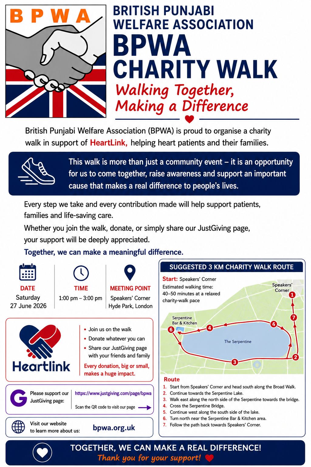 BPWA Charity Walk